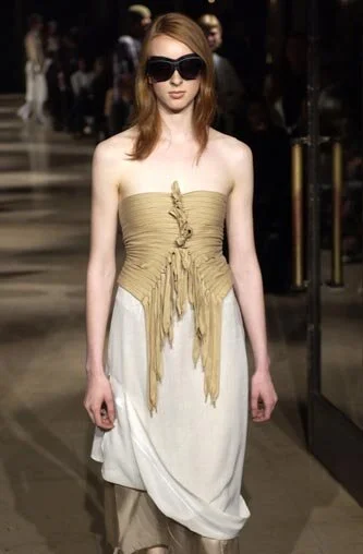 Maison Martin Margiela S/S 2003 hitched up ombre skirt — JAMES VELORIA